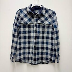 Pendleton Men's Check Plaid Button-Down Long Sleeve Flannel Shirt | Medium